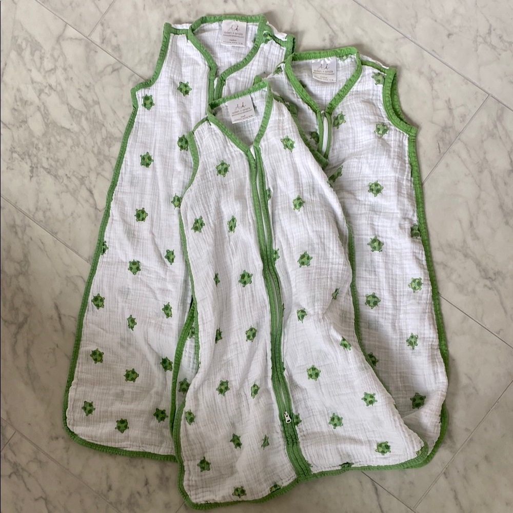 Aden + Anais Infant Sleep Sack - Sea Turtles - Bundle of 3